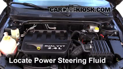 2011 Chrysler 200 Touring 2.4L 4 Cyl. Convertible (2 Door) Power Steering Fluid Fix Leaks